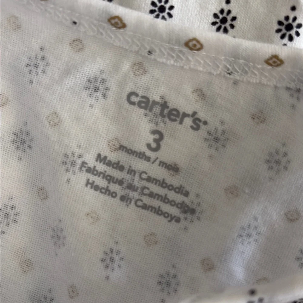 Carter’s Stylish Kids Cotton Printed Bodysuits, Set of 6